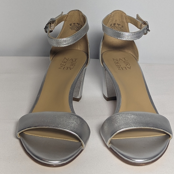 NEW Naturalizer Womens  Leather Vera Heeled Sandals - Picture 3 of 4